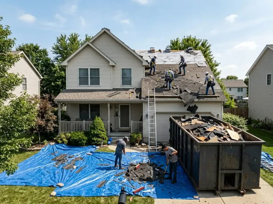 roof-replacement-debris-remova-004 — frequently asked questions, Cheapest Dumpster Rentals in South Sarasota, FL